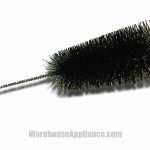 flue brush for propane fridges showing black bristles