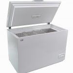 Solar powered DC chest style 225 liter freezer white