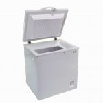 Solar powered DC 50 liter chest style freezer white