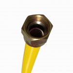 gas line hook up detail of threads and fitting