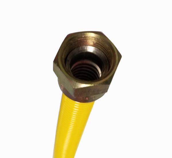 gas line hook up detail of threads and fitting