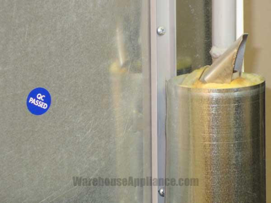 EZ Freeze 15 cubic foot natural gas exhaust flue