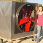 Solar powered evaporative cooler 42" DC 12V