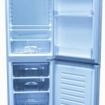 Interior of fridge adjustable shelves door storage
