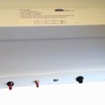 Easy access control panel for lighting natural gas freezer