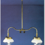 falks ceiling mount gas lamp