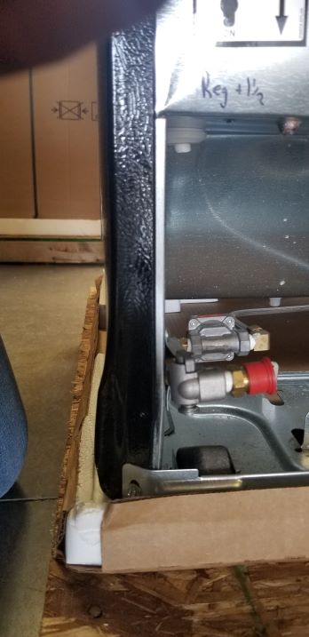 Freight damaged discounted 21 Cu Ft Stainless Steel Propane Refrigerator-SOLD - Image 3