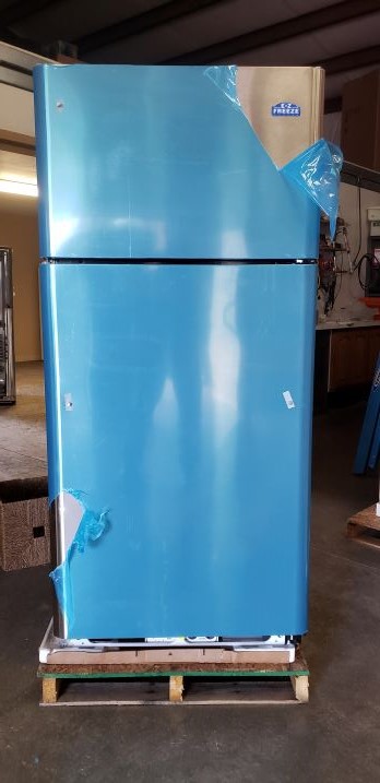 Factory Dented EZ Freeze 19 cu. ft. Stainless Steel Propane Refrigerator-SOLD