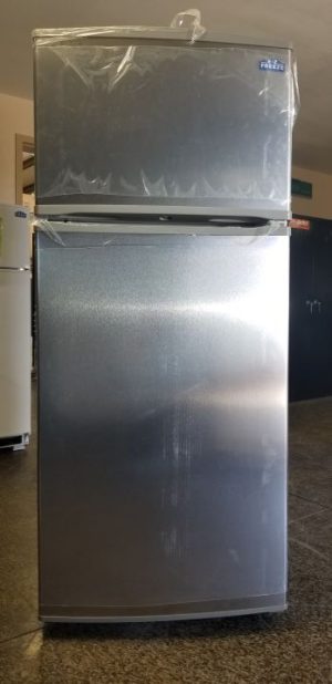 Freight Damaged 15 Cubic Foot Stainless Steel Propane Fridge - Discounted Scratch n Dent-SOLD