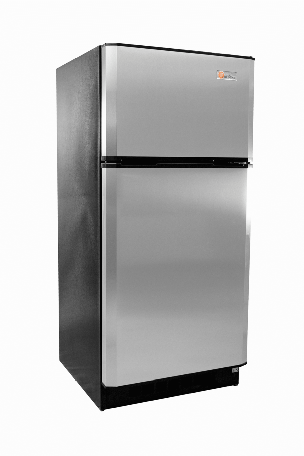 Stainless Steel Sunstar Refrigerator Freezer